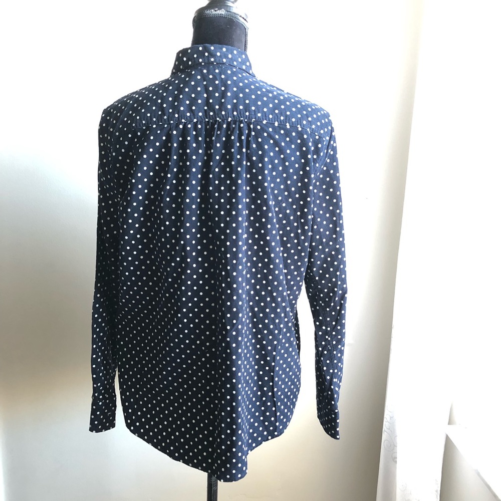 💖Lands End Polka Dot corduroy Top - Picture 2 of 8